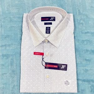 J. Ferrar XL Slim Stretch Men’s Longsleeve Dresshirt 17-17 1/2, 34-35
